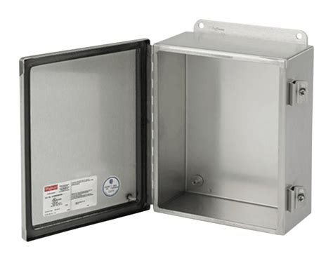 18 x 18 x6 metal enclosure|hinged enclosure type 1.